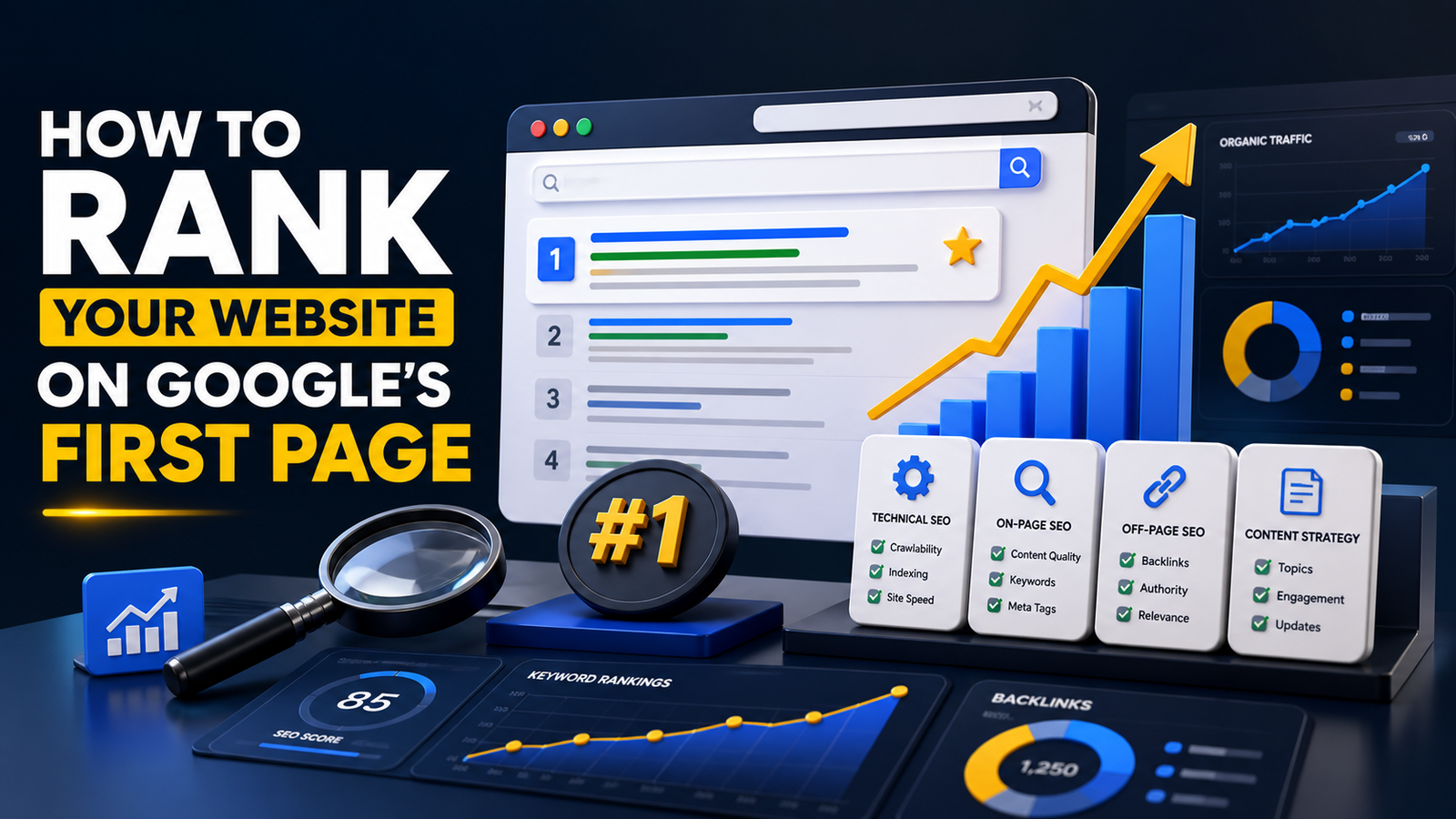 How to Rank Your Website on Google's First Page