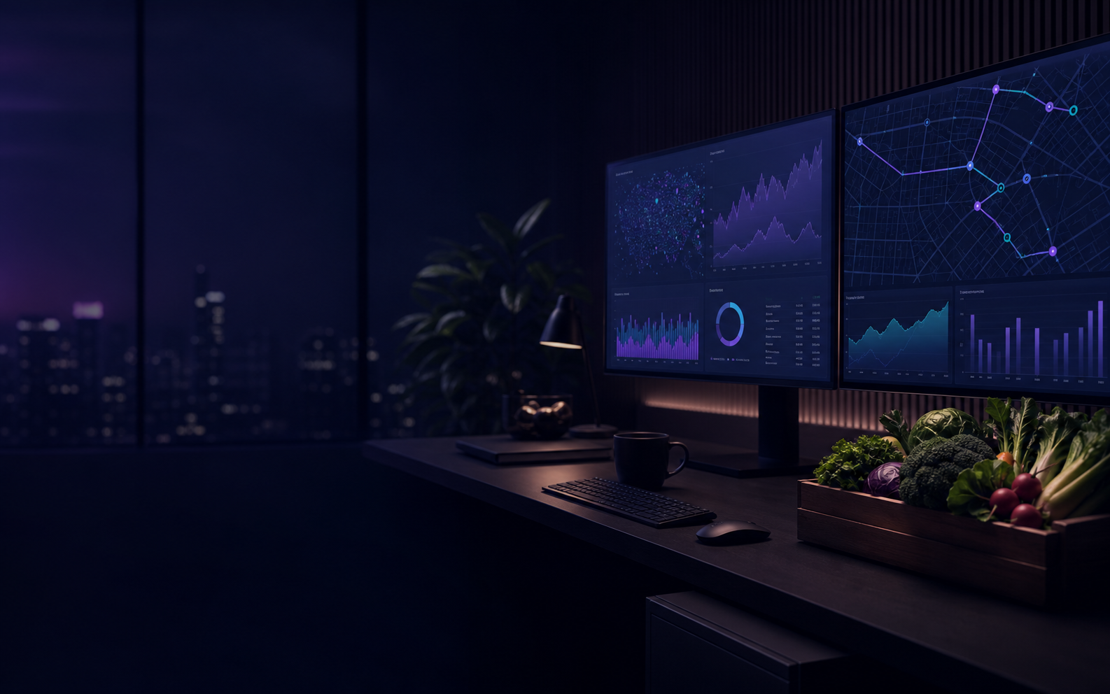 AI-powered Grocery Delivery Solution workspace