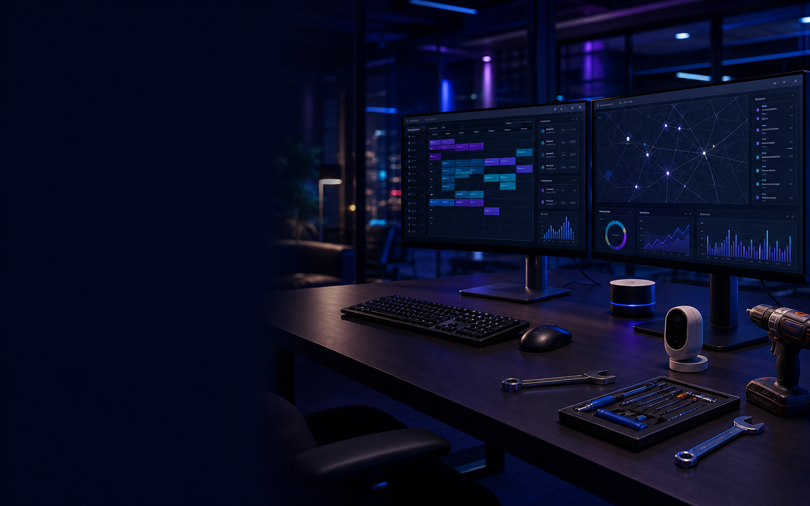 AI-powered On-Demand Home Services Solution workspace