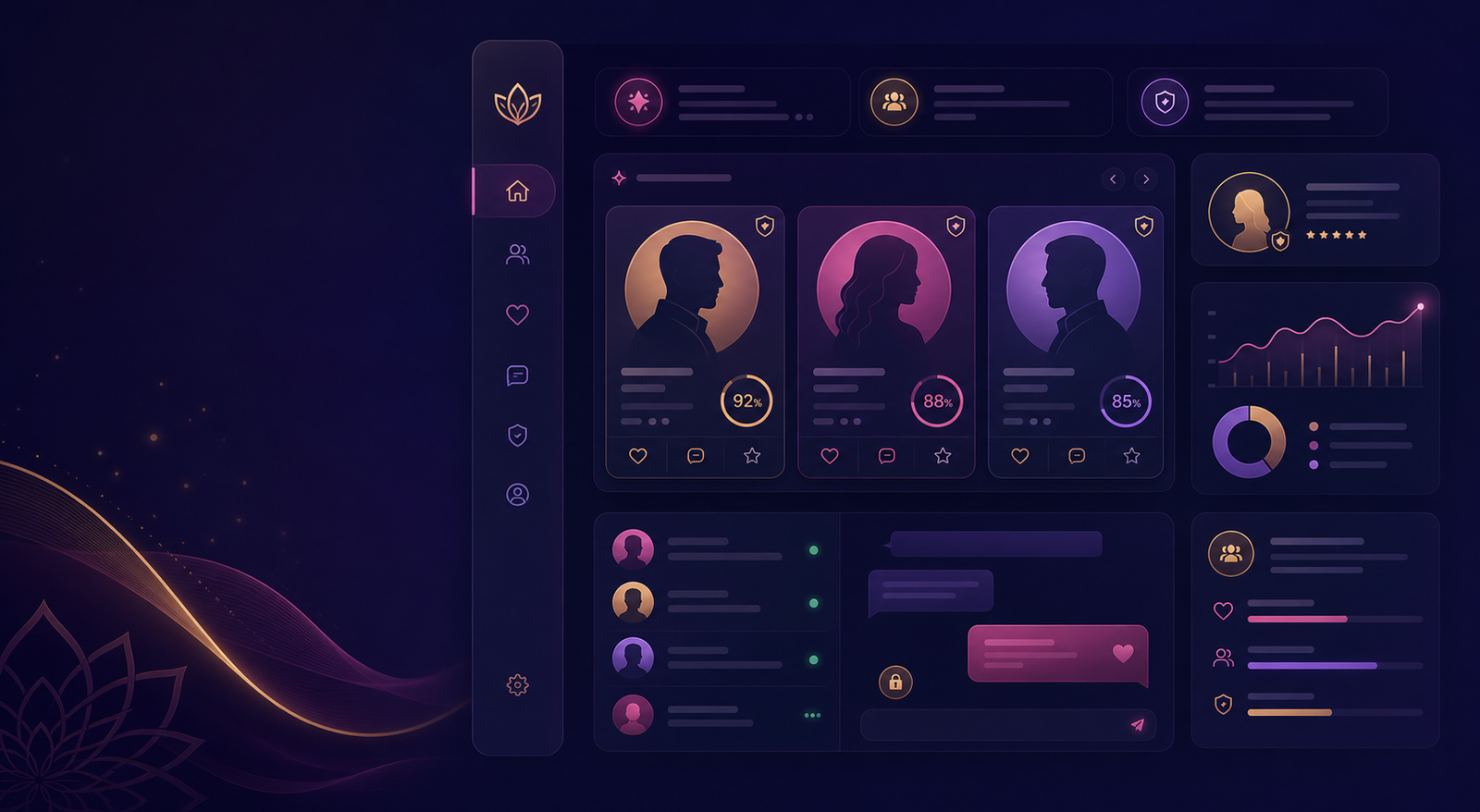 AI-powered Matrimonial Solution workspace
