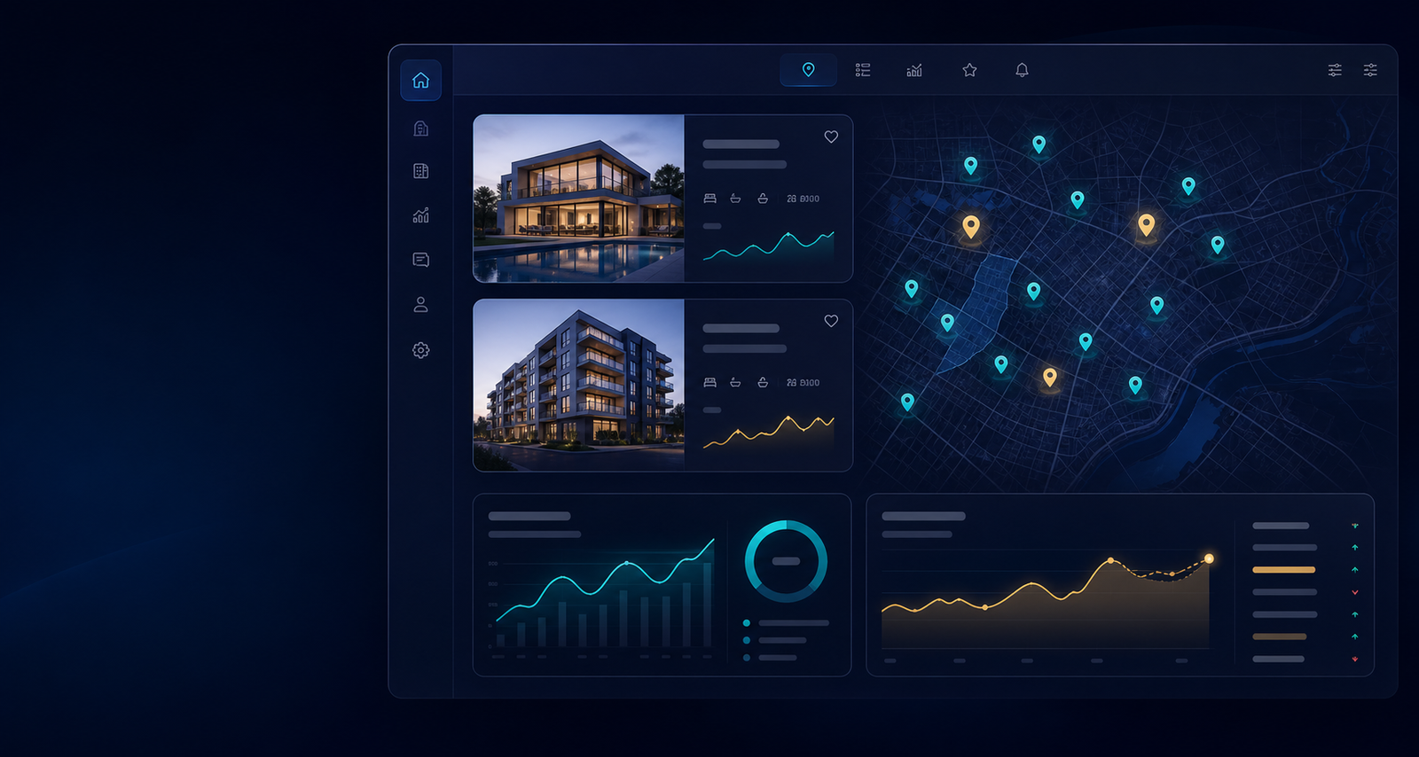 AI-powered Real Estate Solution workspace