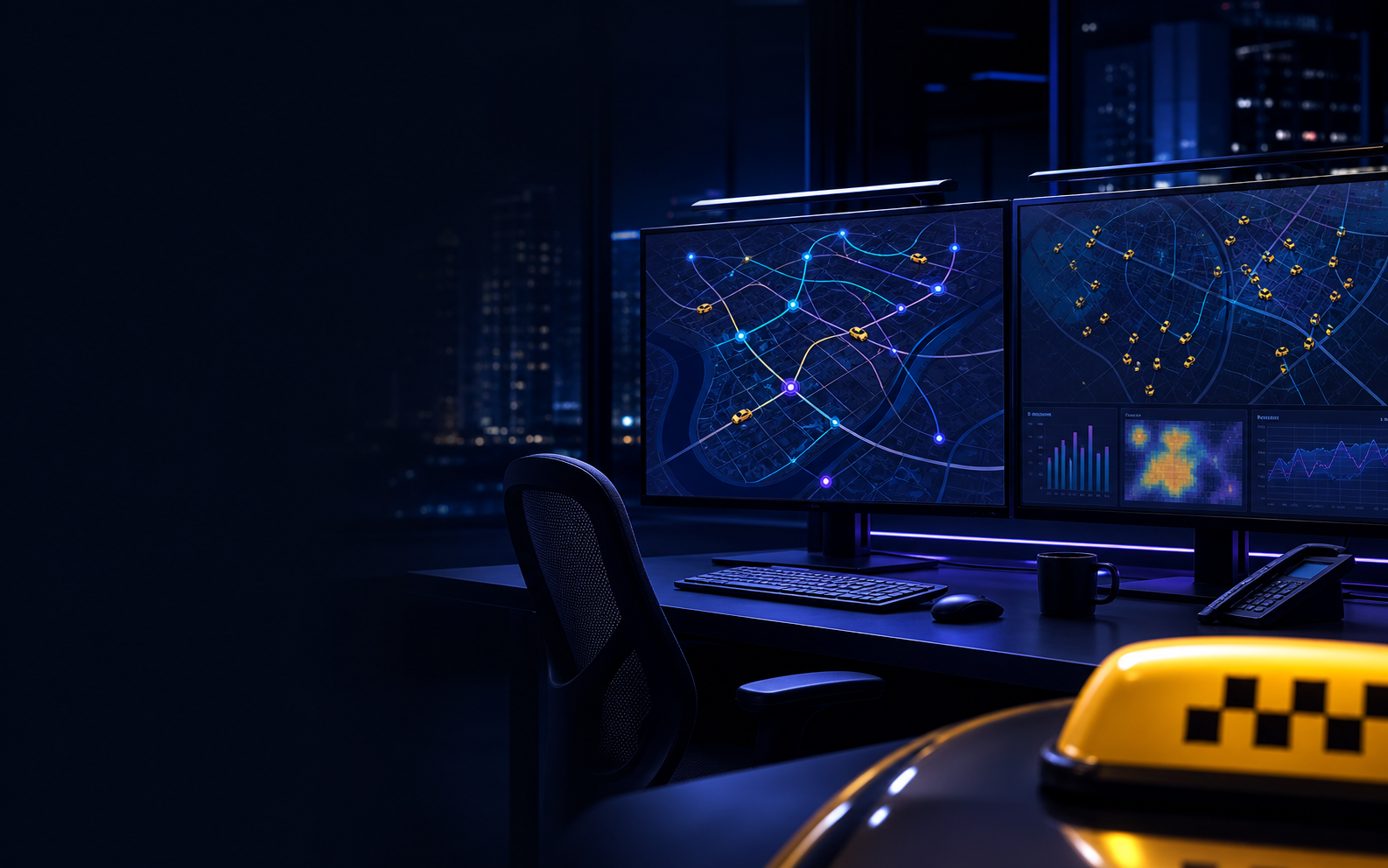 AI-powered Taxi Booking Solution workspace