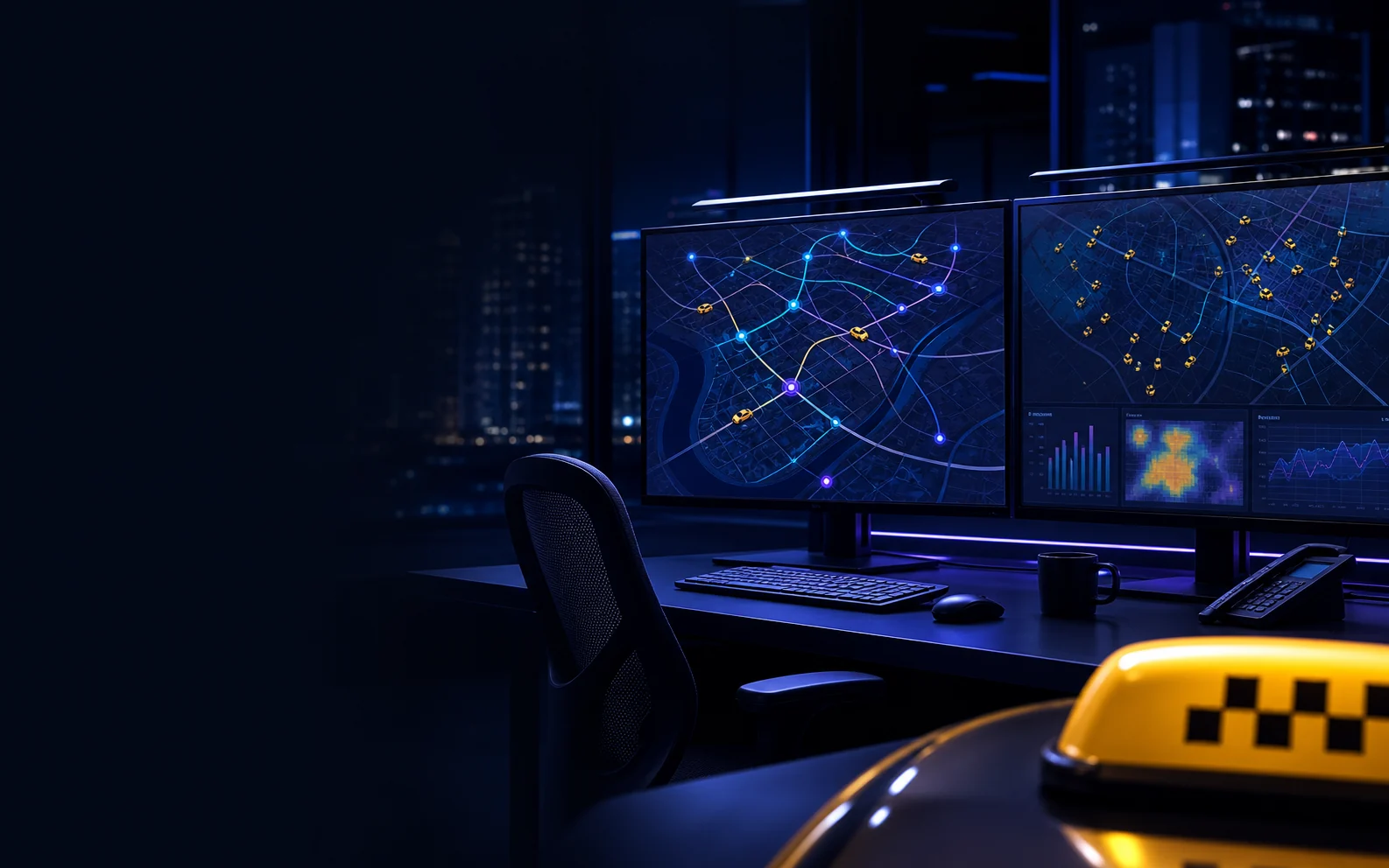 AI-powered Taxi Booking Solution workspace